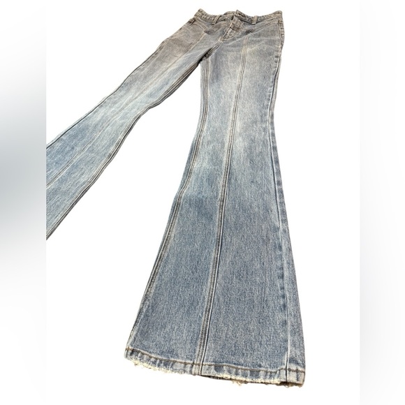 NWT Retrofête Maelle Denim Pants Size 24 - Picture 5 of 13